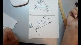 Начертательная геометрия. Эпюр №1. Задача 2