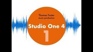 Studio One 4 für Anfänger #1 Presonus