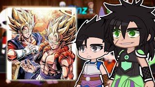 Dragon Ball react to Vegetto & Gogeta || Gacha 