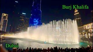 Burj Khalifa Dubai - Tallest Building In The World - டுபாய் புர்ஜ் கலிபா - Dancing Fountain Show