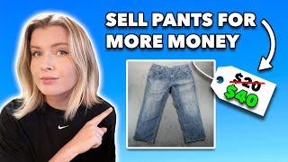 The best way to sell pants quickly and for more money