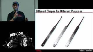 DEF CON 23 - Lock Picking Village - Chris Pentacoff - Intro to Lockpicking