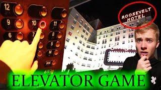 PLAYING THE ELEVATOR GAME in HAUNTED HOTEL | 3am CHALLENGE | Sam Golbach