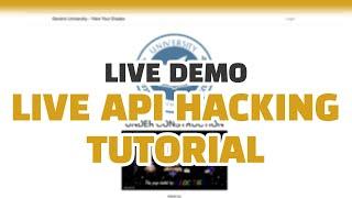 Live API Hacking Demo