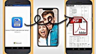 How To Convert Word (.docx) Into PDF With Your Mobile Phone | Dr. K Tech Specialist