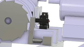 Lift safety mechanism project animation