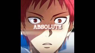 "I am Absolute" - Akashi Seijuro | Kuroko No Basket | Edit