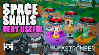 Astroneer - New Space Snail Are Very, Very Useful!! | OneLastMidnight