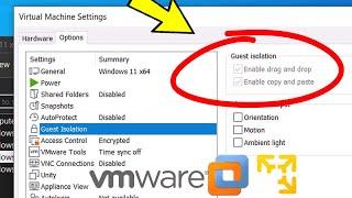 Fix Guest isolation is Grayed Out in VMware | How To Solve Enable Copy Paste / Drag Drop on vmware