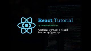 The useReducer hook in React | usereducer hook typescript #viral #reactjstutorial #typescript