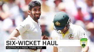 Brilliant Bumrah skittles Australia