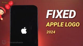 Top 4 Ways Fix iPhone Stuck on Apple Logo & Boot Loop 2024 | Frozen on Apple Logo