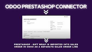 Odoo PrestaShop - Gift Wrap is imported into sales order in Odoo as a separate sales order line