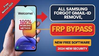 All Samsung FRP Bypass Free New Method | Gmail Lock Remove Samsung Android 12/13/14 | Sam Frp 2025