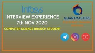 Infosys Interview Experience 2021( 7th Nov) | How to get Placed in Infosys from CSE Branch?