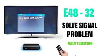 how to fix DSTV signal problem  E48-32  #trending #dstv #dish #real  @eddyelectrical7671
