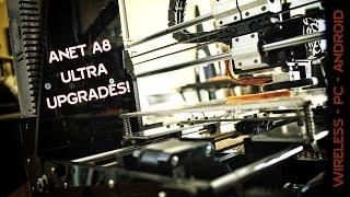  Anet A8 3D Printer ULTIMATE UPGRADES! (Prusa i3 DIY Kit) Octopi + Printoid