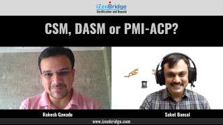 CSM, DASM or PMI ACP - iZenBridge