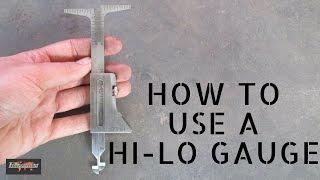 Welding inspection aid - How to use a Hi-Lo gauge