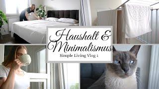 Simple Living Vlog 1 | Haushaltsroutine, Minimalismus und Malerei | Relaxed Day In The Life