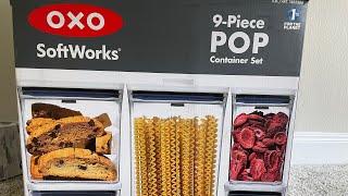 Unboxing OXO SoftWorks 9-Piece POP Container Set |Product Review |Kitchen Pantry Organization