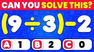 Only 1% Can Ace This Maths Quiz ️ | Easy, Medium, Hard, Impossible