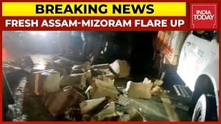 Assam-Mizo Clashes: Four Mizoram-Bound Trucks Vandalised In Assam’s Cachar District | Breaking News