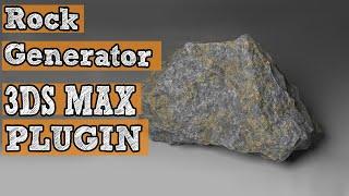 3Ds max Modeling Plugins_Rock Generator