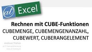 Excel - Tabellenauswertung mit CUBE-Funktionen