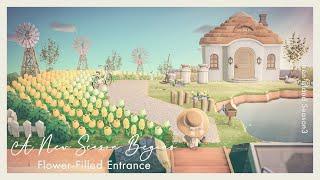 [ACNH]New Season Begins! Flower-Filled Entrance | Airport to Plaza | Citron Island S3-01