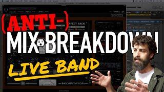 Recording A Rock Band Live In One Room - Audio Mixing Breakdown