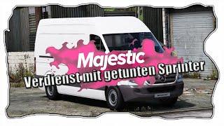 Majestic RP I Tipps und Tricks I Verdienst Truckerjob mit Sprinter getunt