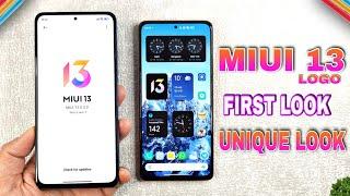 Official - Miui 13 First Look Logo, Unique Widget System & Sidebar | Miui 13 First Look