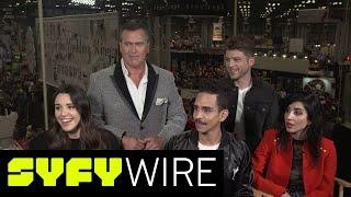 Ash vs. Evil Dead Cast & Bruce Campbell on Ways to Kick Ass | New York Comic-Con 2017 | SYFY WIRE