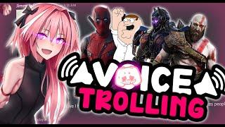 TROLLING AN ENTIRE E-GIRL SERVER With VOICE IMPRESSIONS!