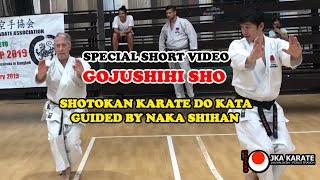 Bonus Clip - Gojushiho Sho Shotokan Kata Guided By Naka Shihan