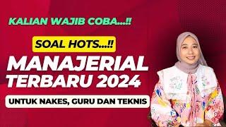 [part 182] Spesial Soal Manajerial Pppk 2024