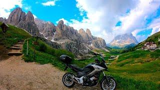 Alps On My NC750X, Way To Slovenia  (Part 6), Motorradreise, Мотопутешествие, Дорога В Словению