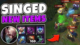 NEW ROD OF AGES + NEW RYLAIS = ONE BROKEN SINGED! SEASON 11 SINGED GAMEPLAY - League of Legends