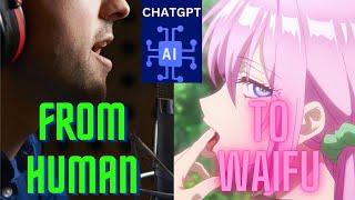 So I turned my VOICE into an anime WAIFU using ChatGPT and AI...