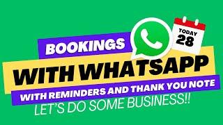 Bookings WhatsApp for AppSumo (FREE automated WhatsApp reminders)