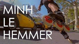 MINH LE HEMMER - INLINE SKATING WITH 125MM TRISKATES IN THE STREETS OF BARCELONA