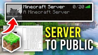 How To Make Minecraft Server Public WIthout Port Forwarding - Full Guide
