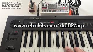 RK-002 Arpeggiator on the Roland Alpha Juno