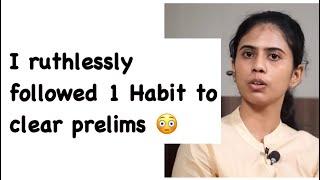 I ruthlessly followed 1 Habit to clear prelims | Meera K |AIR 06 |Fourth Attempt |CSE 2020