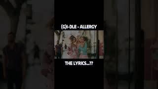 ALLERGY BY (G)I-DLE IS SO GOOD  #allergy #gidle #queencard