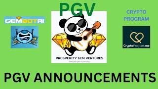 PGV ANNOUNCEMENTS REFUNDS