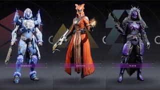 My (Arc, Solar, Void) Fashion & Loadouts Going into Lightfall! [Destiny 2]