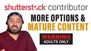 Mature Content and More Options on Shutterstock Contributor | Urdu / Hindi