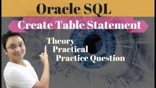 Tutorial#7 How to create table in oracle database| create table statement syntax by Rakesh Malviya